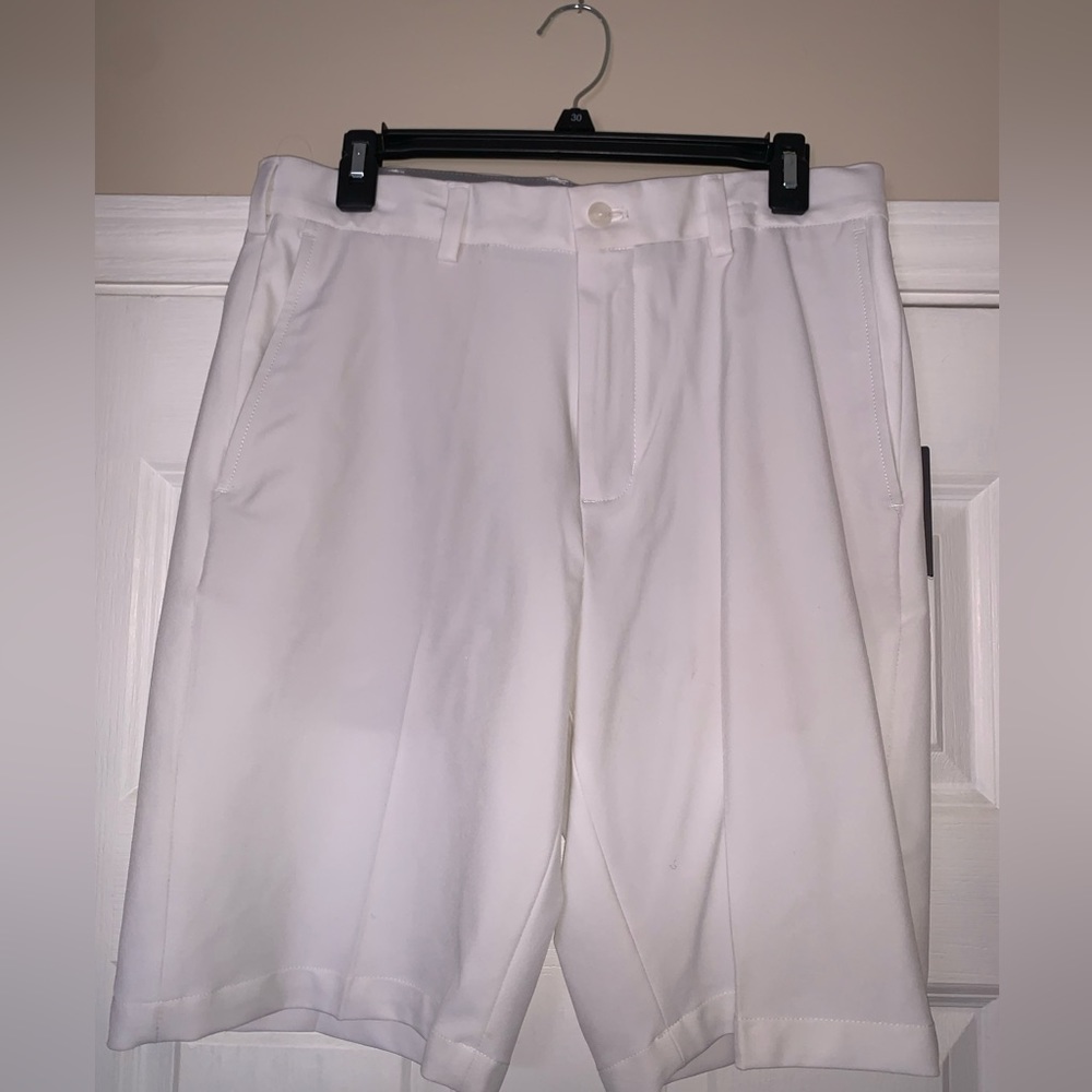 Walter Hagen Grip Waistband Stretch Shorts White - New Never Used W/ Tags - 32W